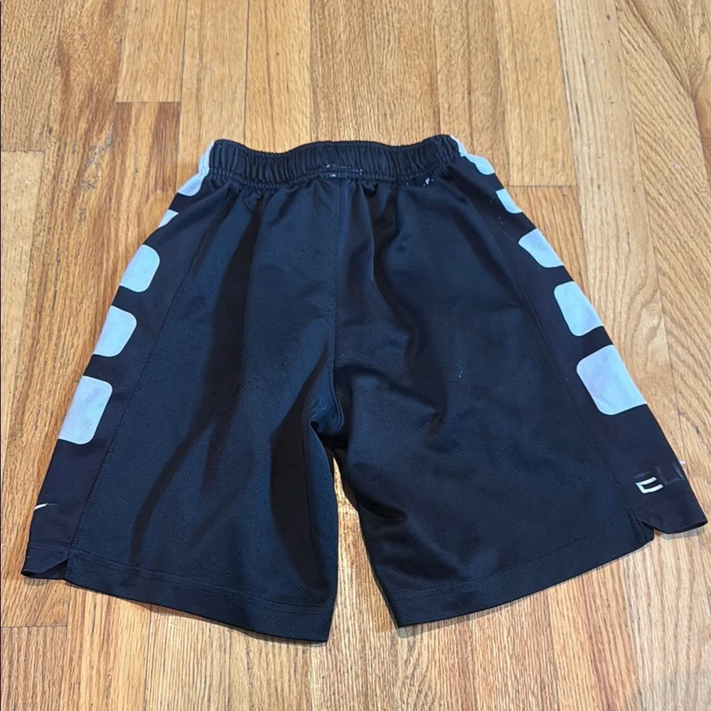 Nike Black and Gray Athletic Shorts Kids XS